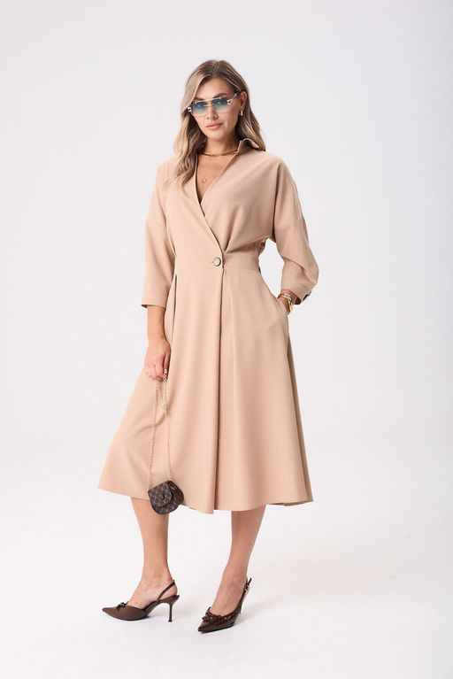 Платье Anastasia 1229.1 бежевый фото 8