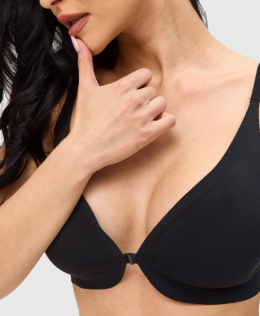 Топ-бюстье бюстгальтер бесшовный Vanessa for me S013 нейлон, эластан черный размеры S, M, L, XL