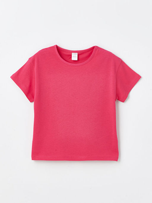 Bisiklet Yaka Bask?l? K?z Bebek Ti??rt 3l? - Waikiki фото 3