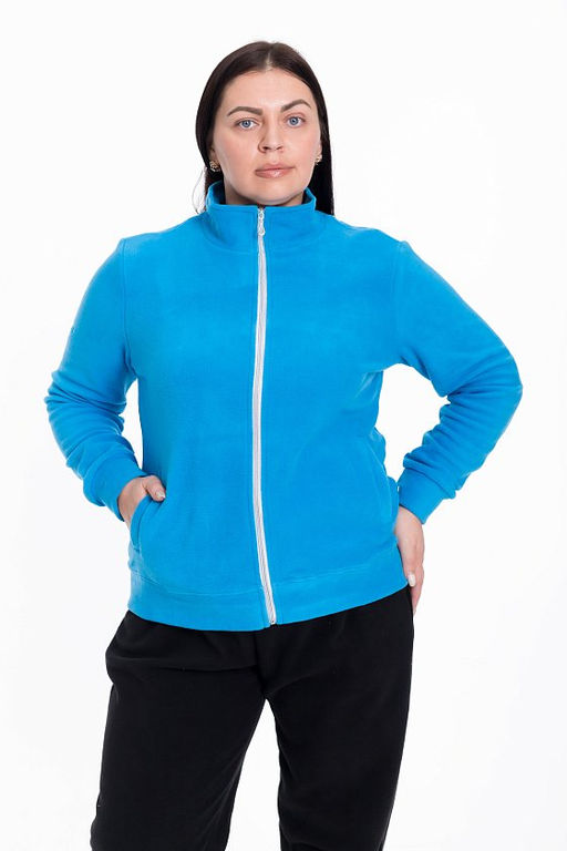 Толстовка флис М319163ВШв аквамарин - Елена фото 3
