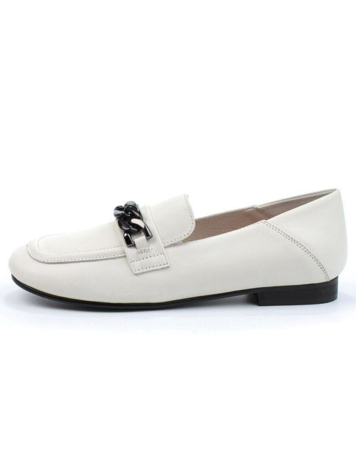 03-DCO117-2 BEIGE Лоферы женские (натуральная кожа)