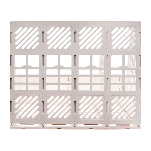 Лоток для бумаг Calligrata, А4, вертикальный, с отделениями для пишущих принадлежностей, 4 отделения, белый