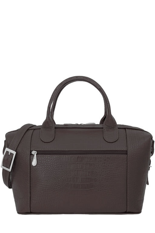 Сумка с аппликацией ДС-195-195 темно-коричневый - Protege фото 2