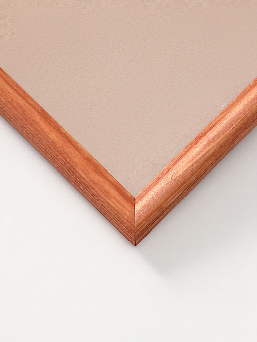 Фоторамка для фото 50×70 см Keep memories, Yuliya, дерево под орех, (пластиковый экран)