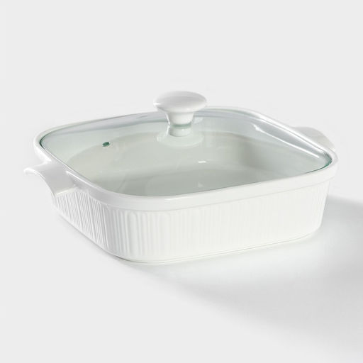 Мармит из жаропрочной керамики квадратный Magistro «Бланш», 2,2 л, 27,5×23,2×12 см