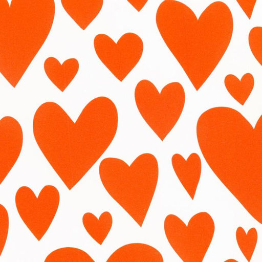 Фартук «Этель» Red hearts 60×65 см, 100% хлопок, саржа 190 г/м²