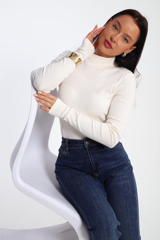 Водолазка женская с горлом теплая 32104