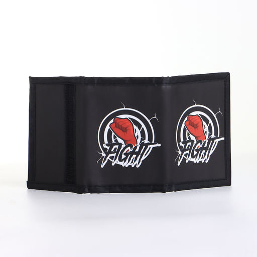 Кошелёк детский на липучке «Выбражулька», чёрный