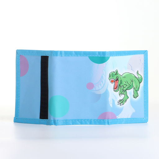 Кошелёк детский на липучке «Выбражулька», голубой