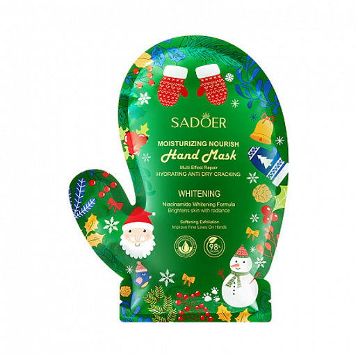 Sadoer Moisturizing Nourish Hand Mask 35ml*2ea (НОВОГОДНИЕ) - Маска-перчатки для рук