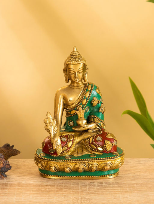 Сувенир «Будда», 9×6.5×13 см, латунь