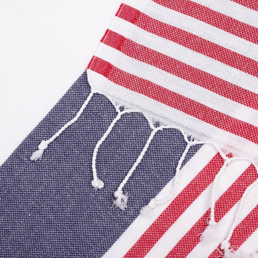 Пештемаль для пляжа, бани, сауны Фортуна 100х180 см, синий - Lovelife фото 4