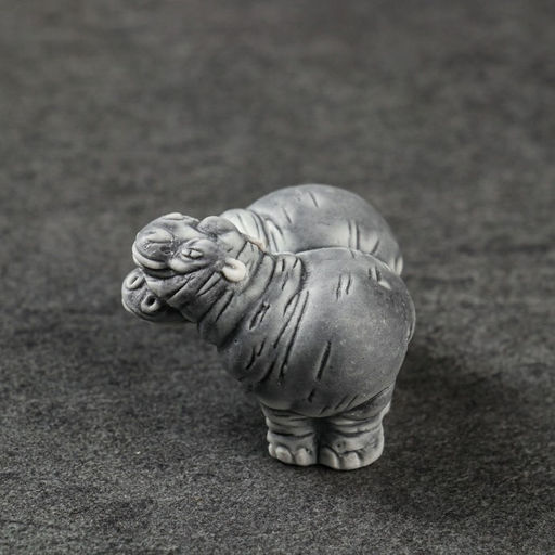 Фигурка Бегемотики маленькие (сердечком), 3.2 см