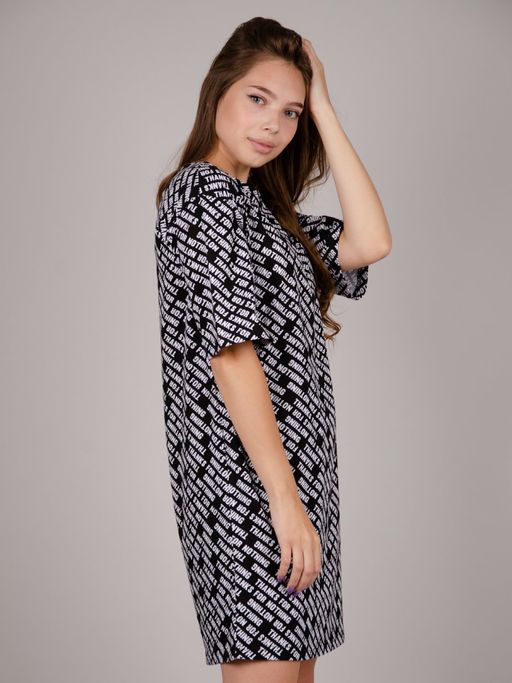 Туника "Аризона" черный, трикотаж