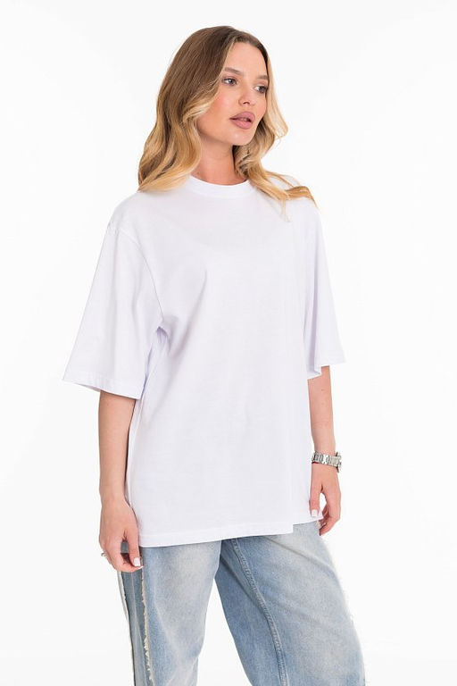 Футболка М124078б белый - Елена фото 6