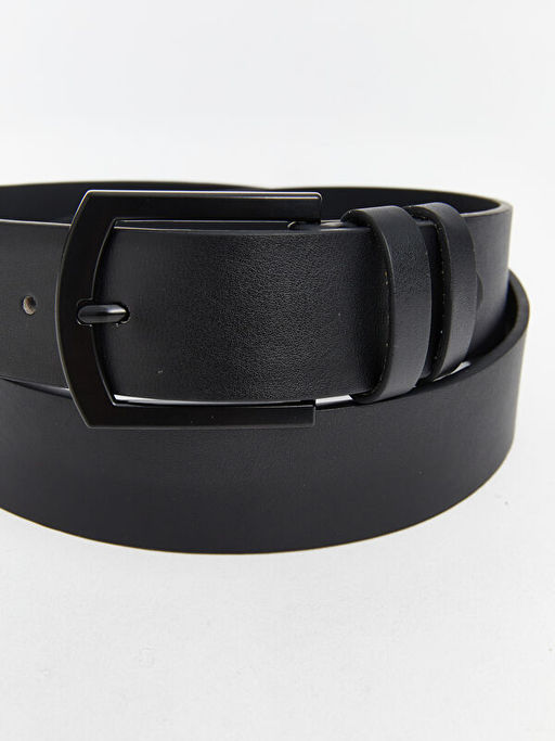 Deri G?r?n?ml? Erkek Kemer