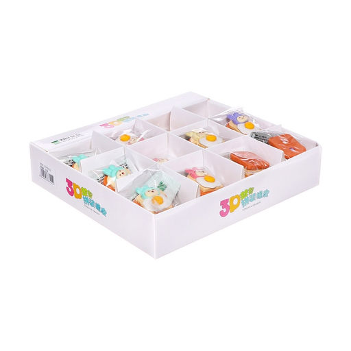 Цена за 35 шт. Ластик фигурный МИКС Тост