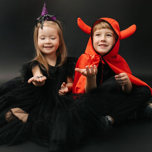 Карнавальный набор «Милый черт»: плащ с капюшоном и жезл