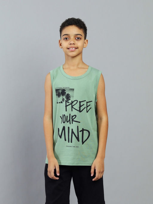 CRB wear / CSJB 64117-35K Майка для мальчика,хаки/Ex.Cherubino