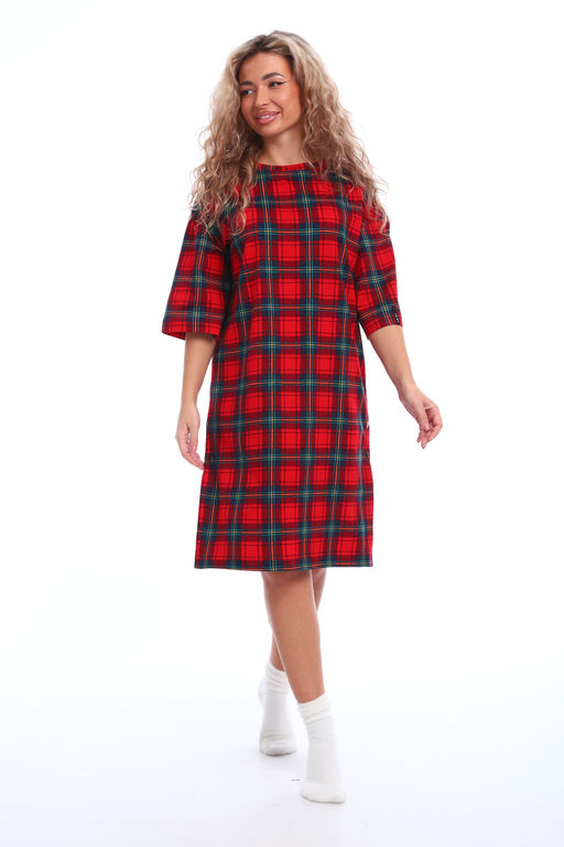 Платье-туника на клепках