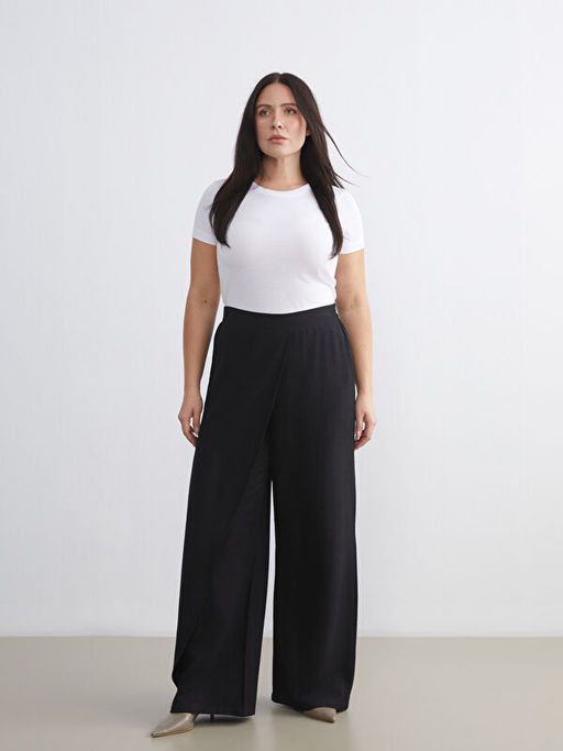 Loose Fit Geni? Pa?a Kad?n Pantolon