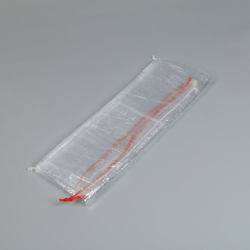 Цена за 10 шт. Мешок для урожая, полипропиленовый, 55 × 95 см, на 50 кг, прозрачный, с завязками