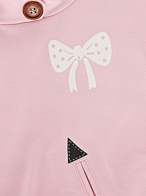 Джемпер с укороченным рукавом UD 0612 розовый - Mini maxi фото 6