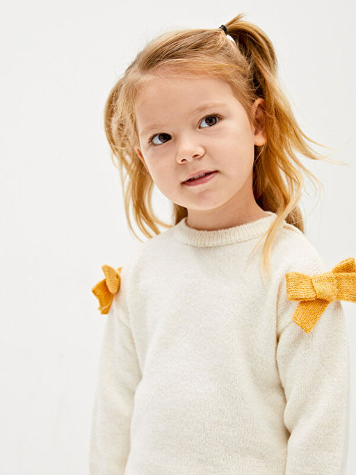 Bisiklet Yaka K?z Bebek Triko Kazak ve Pantolon 2li - Waikiki фото 3