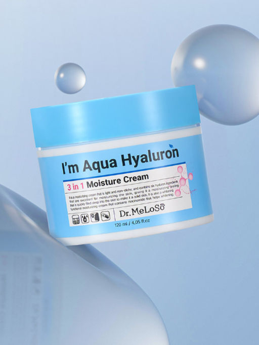 Dr.MeLoSo Крем для лица с гиалуроновой кислотой / Im Aqua Hyaluron 3 in 1 Moisture Cream, 120 мл