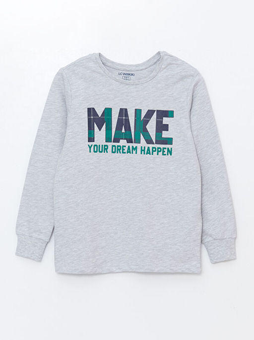 Bisiklet Yaka Erkek ?ocuk Pijama ?st