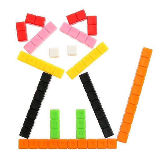 Счётные палочки Собери по образцу, 32 шт., с карточками, по методике Монтессори - Iq-zabiaka фото 4