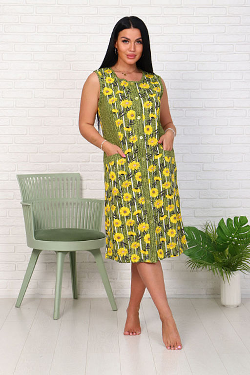 Халат женский на пуговицах (921-2) - Плиона фото 19