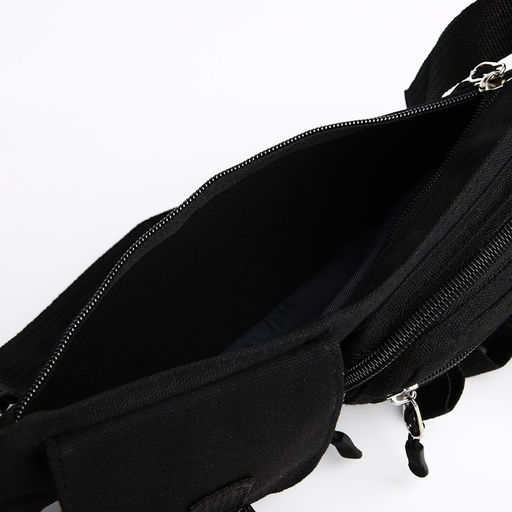 Сумка поясная на молнии, цвет чёрный - Simaland фото 8