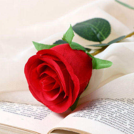 Цена за 3 шт. Цветы искусственные «Бутончик розы», 5×50 см, красные