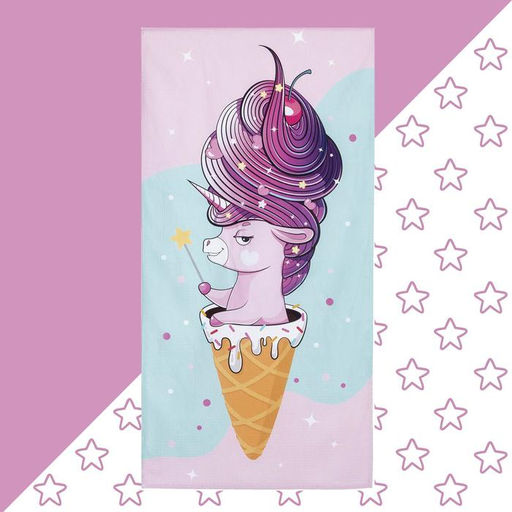 Полотенце Этель Unicorn, 70х140 см, 100% хлопок 160гр/м2