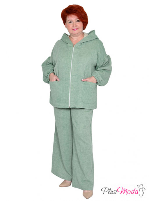 Брюки-клеш Модель №1547 размеры 44-84 - Plusmoda фото 10