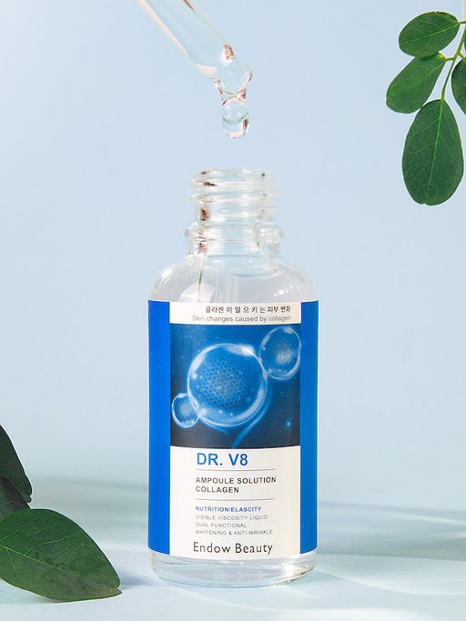 Многофункциональная ампульная сыворотка с коллагеном Dr-V8 , 30мл - Sadoer фото 10