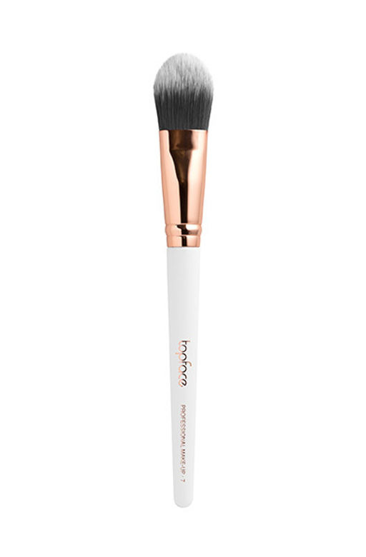 Topface Кисть для макияжа №07 "Flat Foundation Brush" для тональных средств плоская PT901