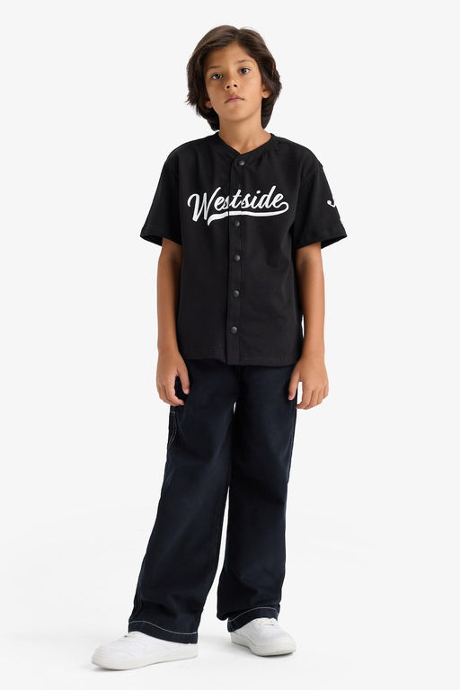 %100 Pamuk Loose Fit Standart Pa_a Gabardin Pantolon Erkek _ocuk - Defacto фото 4
