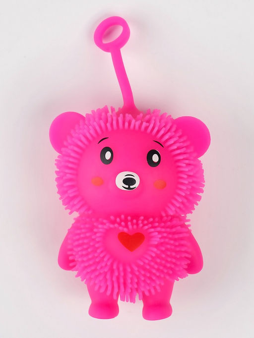 Цена за 12 шт. Антистресс игрушка «Мишка», мялка с пастой, МИКС