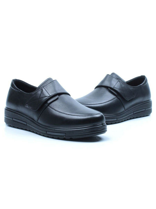 03-5072 BLACK Полуботинки женские (натуральная кожа)