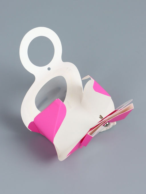 Цена за 10 шт. Коробка складная, с бантом и ручкой, 13?6.5?4 см, розовая - UPAK LAND фото 4