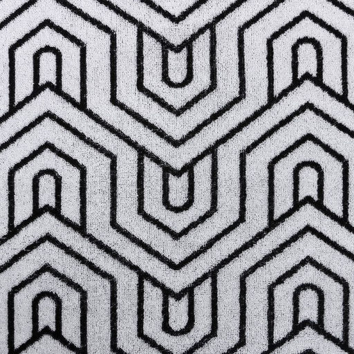 Полотенце махровое Этель Ornament белое на чёрном, 70х130 см, 100% хлопок, 420 гр/м2  фото 3