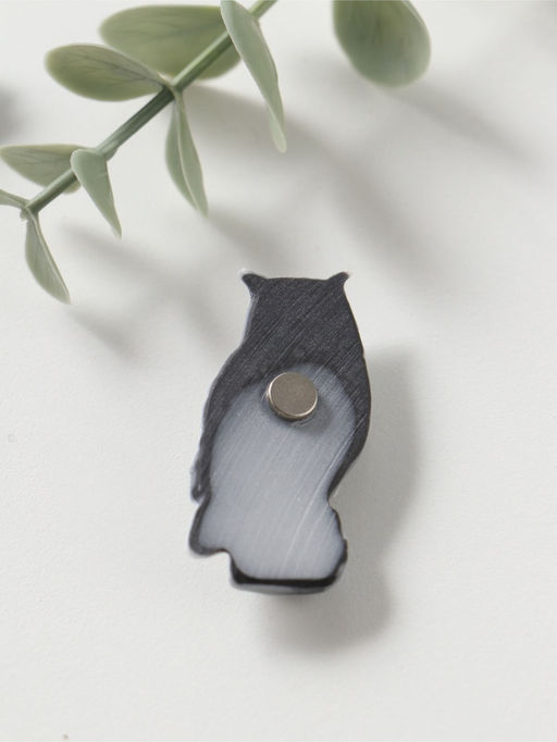 Магнит "Филин" (барельеф), 4,2см