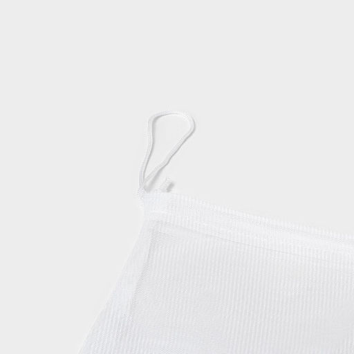 Мешок для стирки 7080 см, мелкая сетка, белый - Доляна фото 3