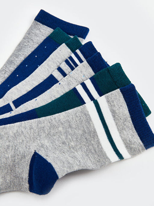 ?izgili Erkek ?ocuk Soket ?orap 7li