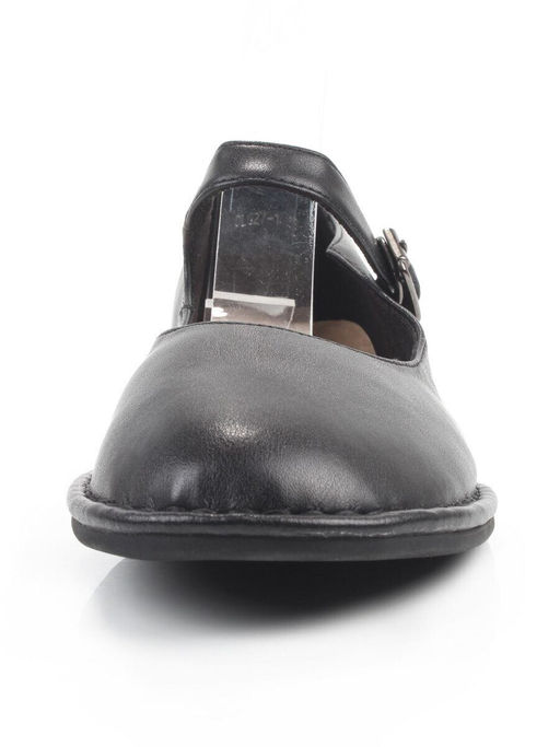 06-DLG27-1 BLACK Туфли женские (натуральная кожа)