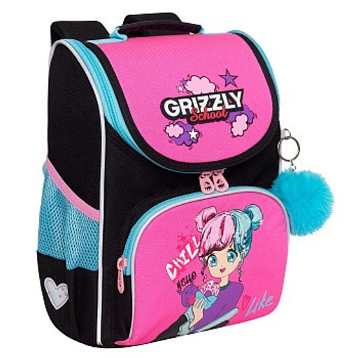 RAm-484-6 Рюкзак школьный с мешком - Grizzly фото 2