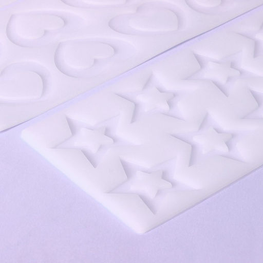 Формы для шоколада, набор 3 шт., 8 ячеек, силикон, 21?11?0.3 см, прозрачные