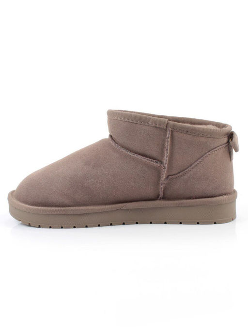 04-PF8300-4 GRAY/BEIGE Угги женские (натуральная замша, 100% шерсть)